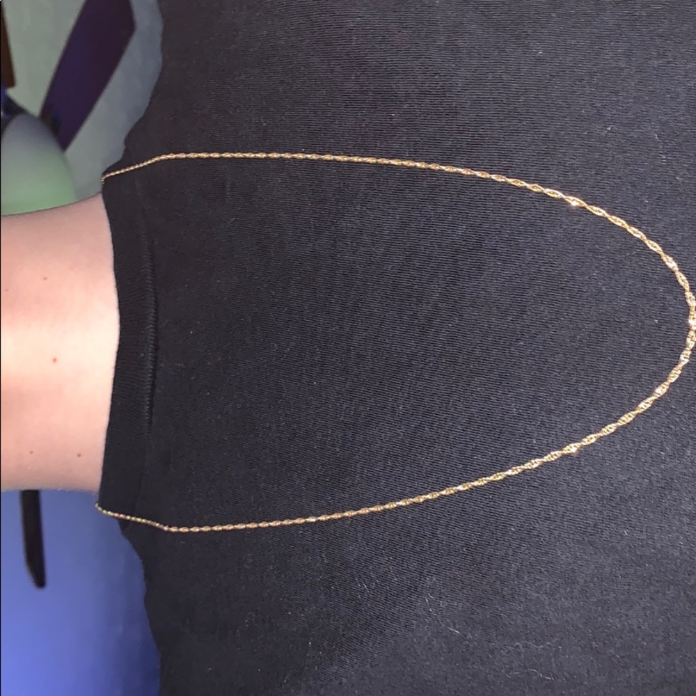 Gold rope chain